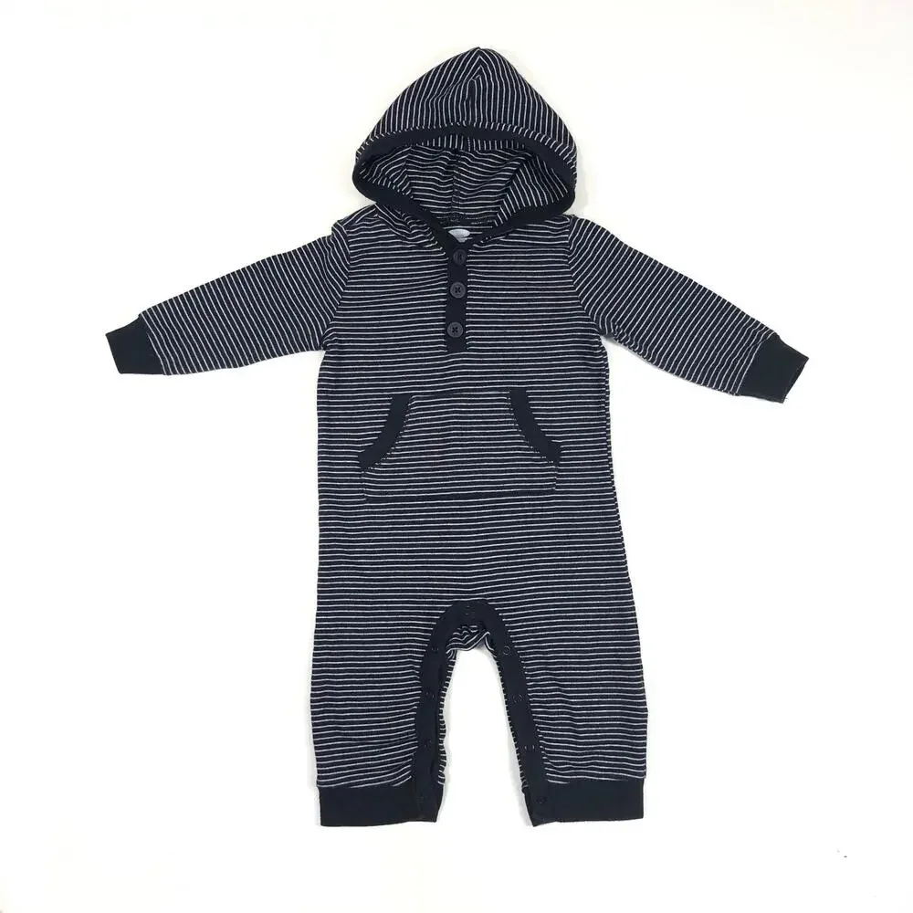 OLD NAVY STRIPED ROMPER SIZE 6/12M